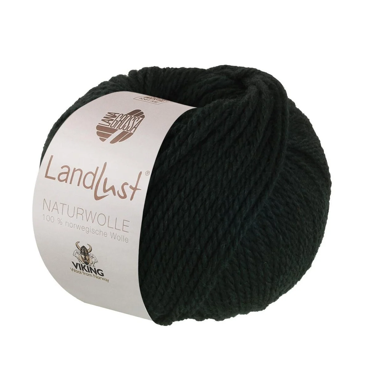 Lana Grossa - Landlust Naturwolle 0004 schwarzgrün