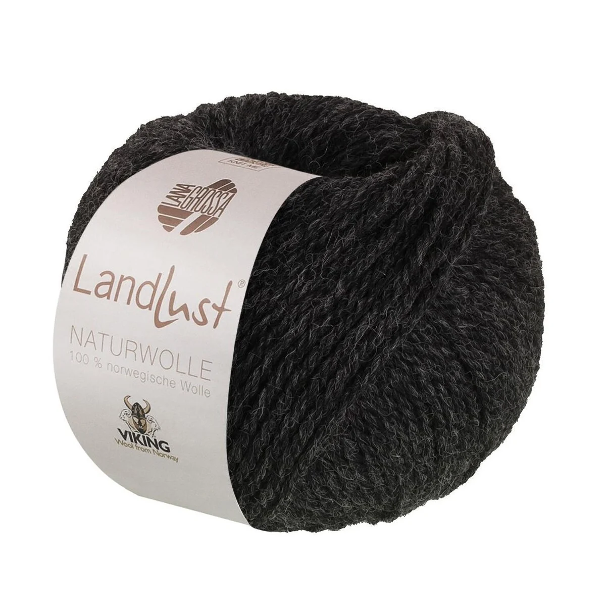 Lana Grossa - Landlust Naturwolle 0010 anthrazit