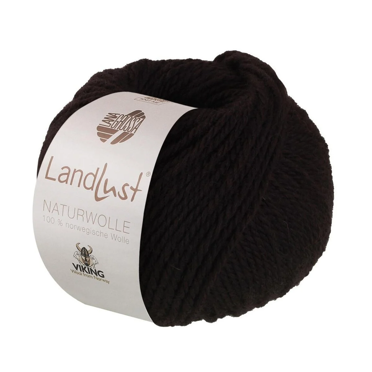Lana Grossa - Landlust Naturwolle 0012 schwarzbraun