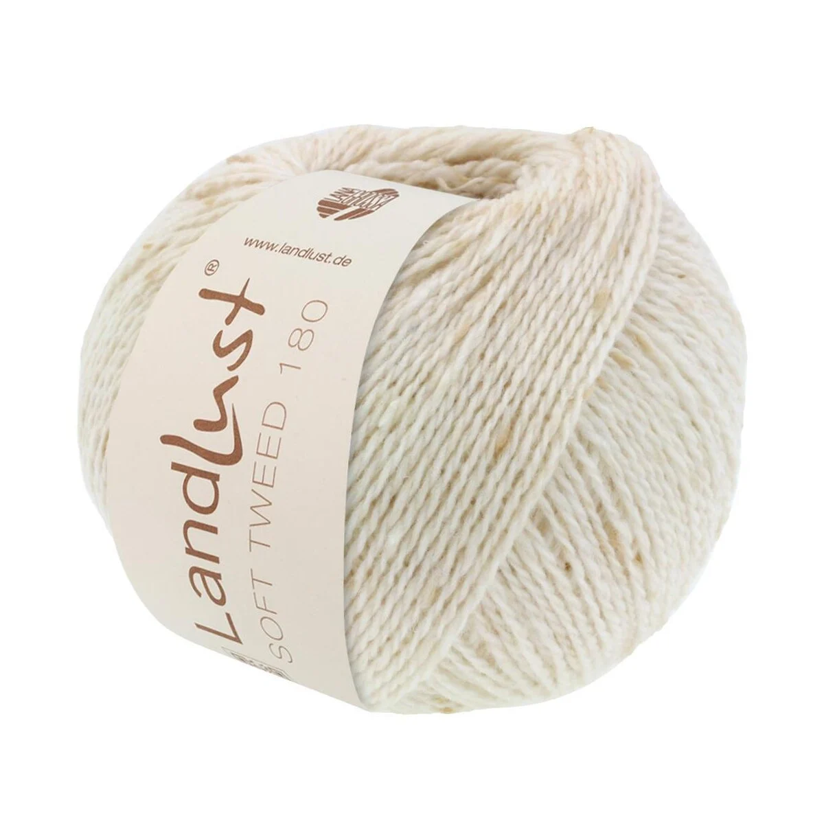 Lana Grossa - Landlust Soft Tweed 180 0101 natur meliert