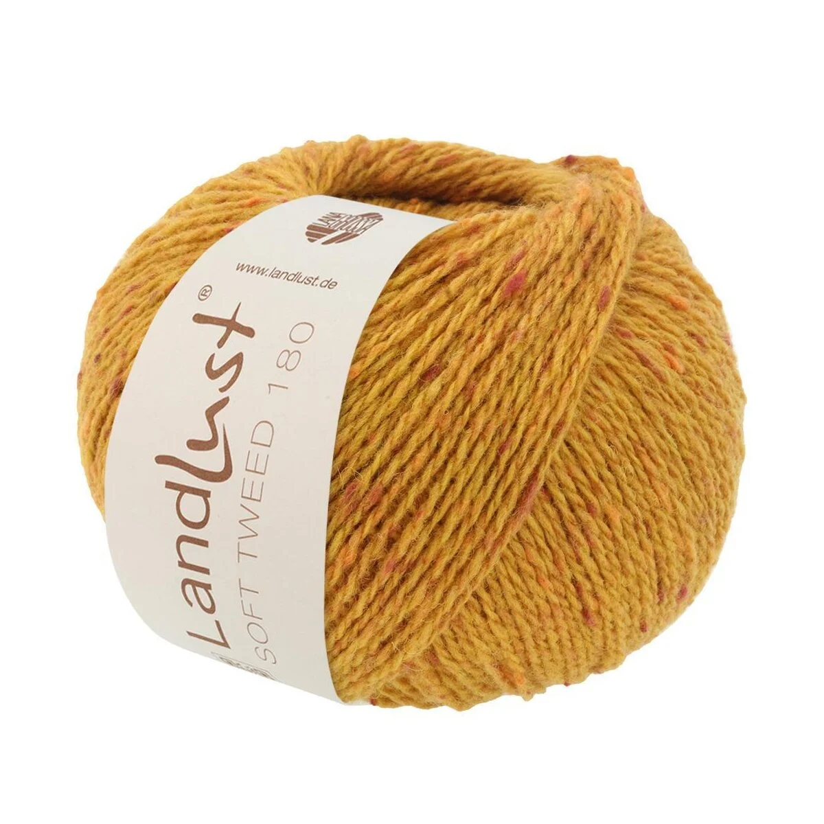 Lana Grossa - Landlust Soft Tweed 180 0108 goldbraun meliert
