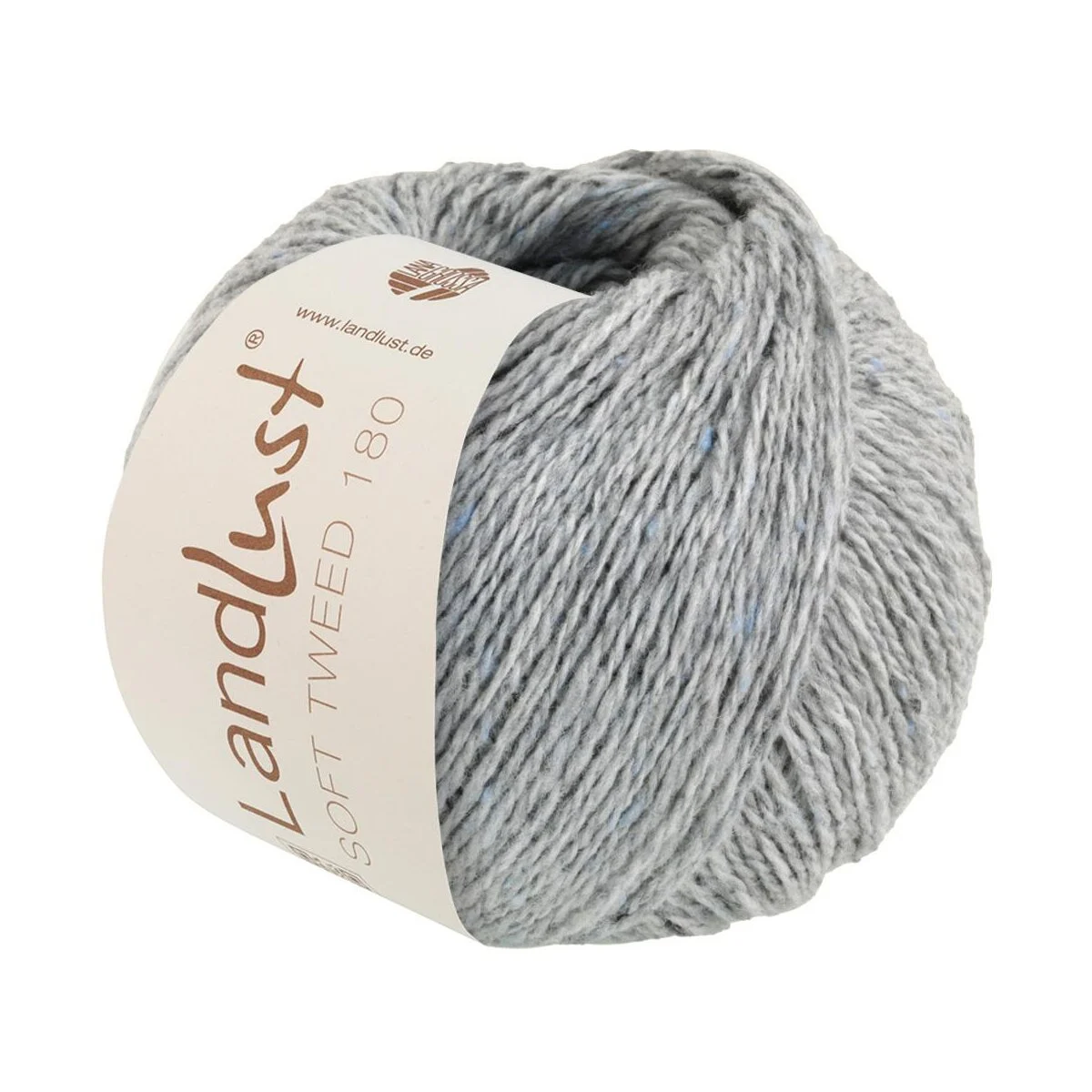 Lana Grossa - Landlust Soft Tweed 180 0117 hellgrau meliert