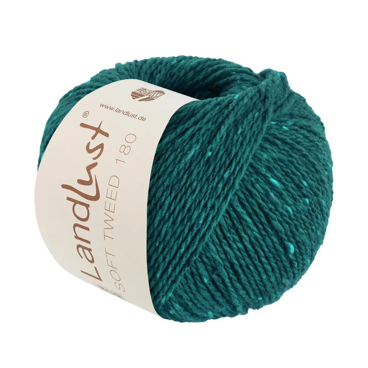 Lana Grossa - Landlust Soft Tweed 180 0130 petrolgrün meliert