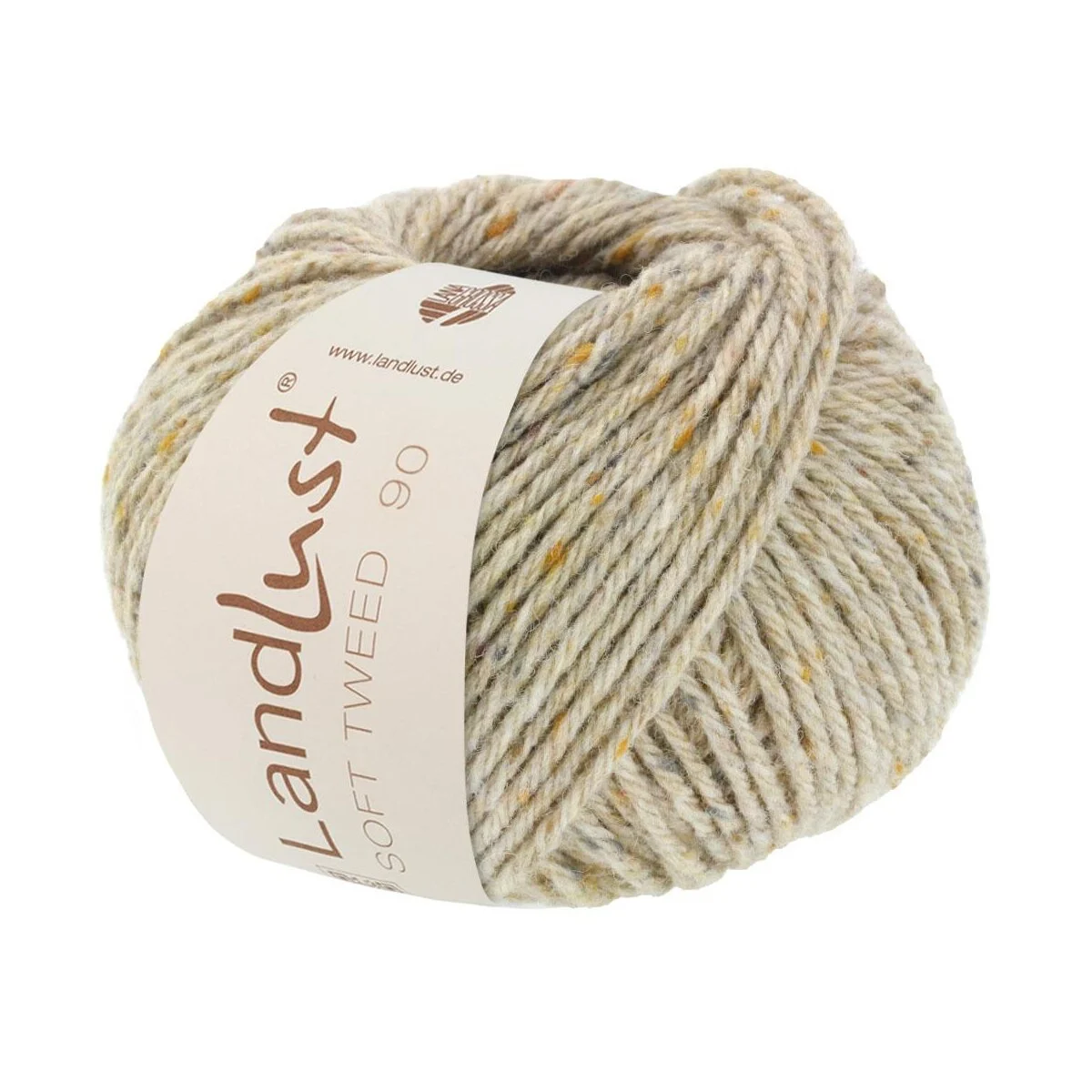 Lana Grossa - Landlust Soft Tweed 90 0002 beige meliert