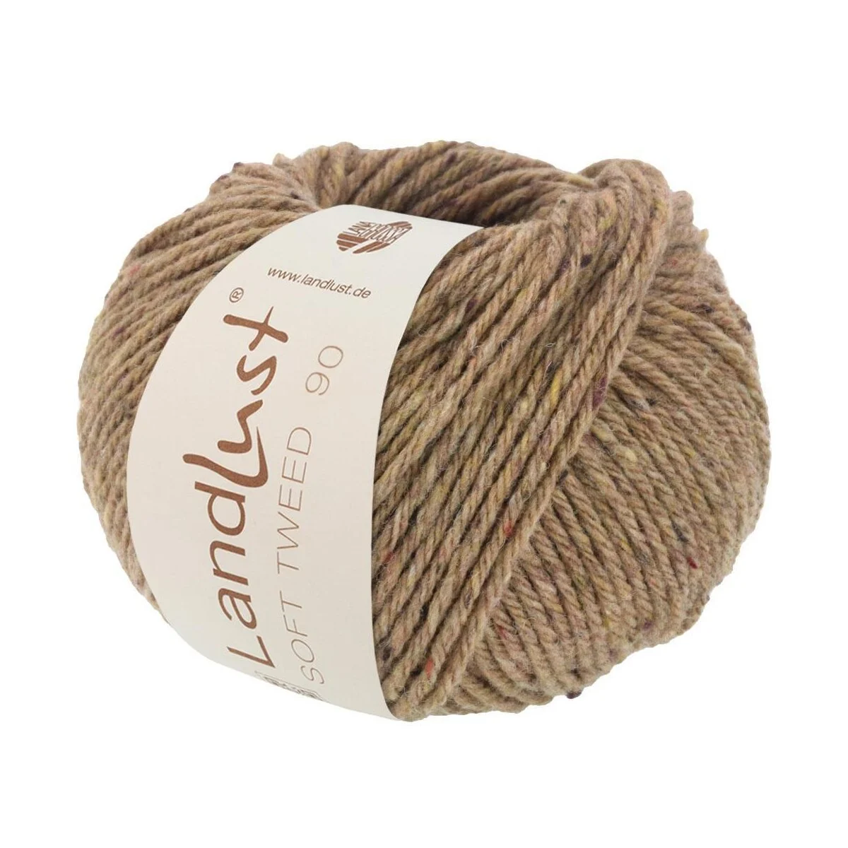 Lana Grossa - Landlust Soft Tweed 90 0009 nougat meliert