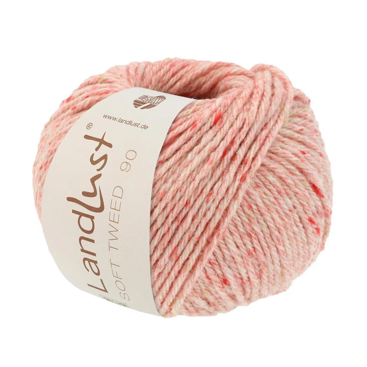 Lana Grossa - Landlust Soft Tweed 90 0012 hellrot meliert