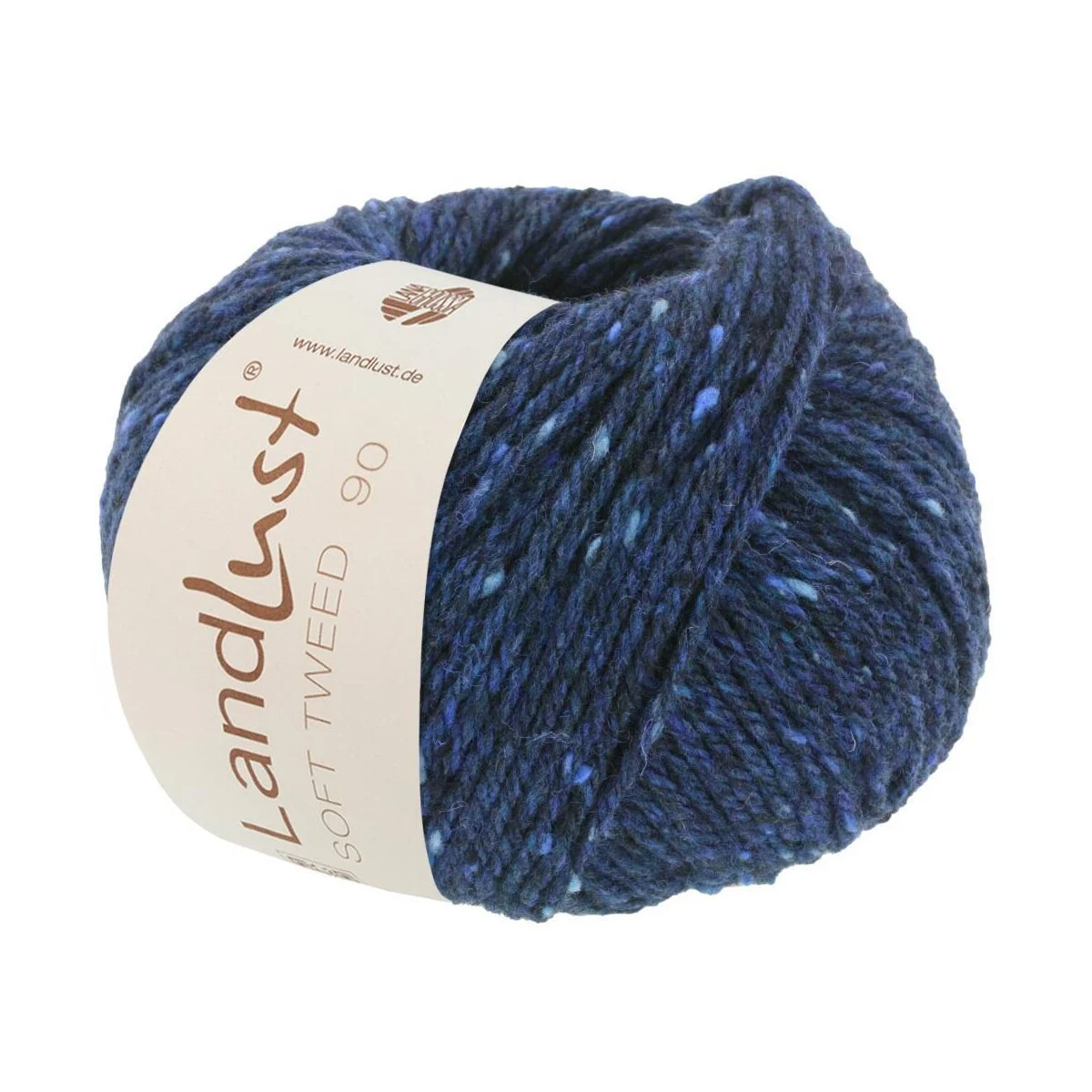 Lana Grossa - Landlust Soft Tweed 90 0014 dunkelblau meliert