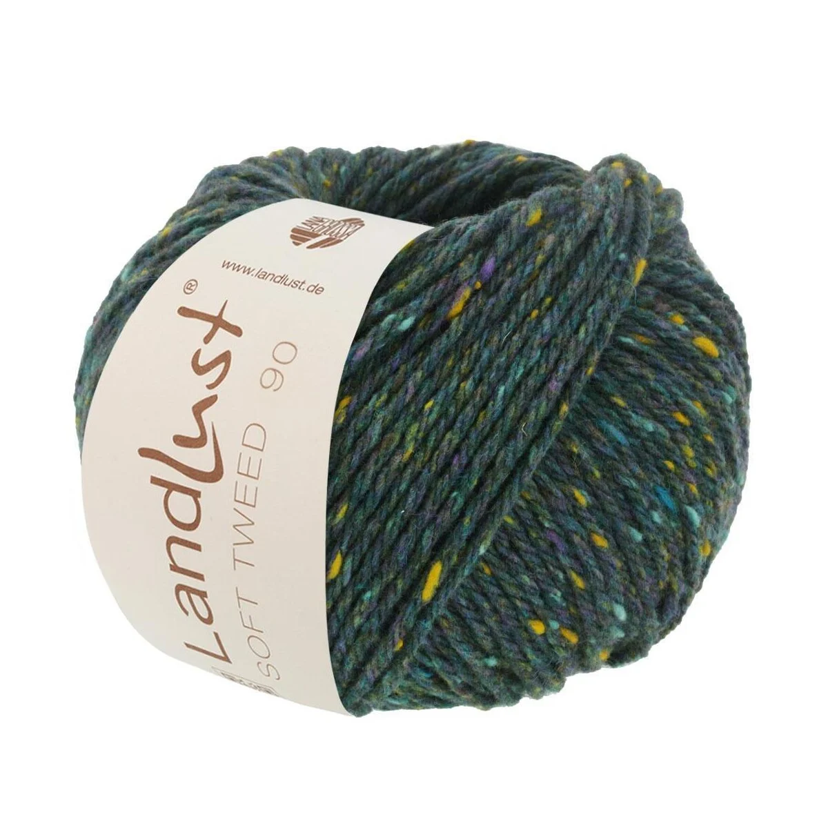 Lana Grossa - Landlust Soft Tweed 90 0016 dunkelpetrol meliert