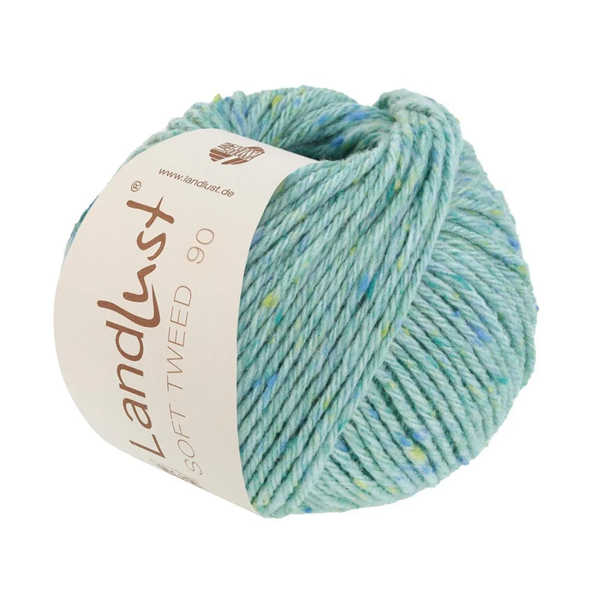 Lana Grossa - Landlust Soft Tweed 90 0020 türkis meliert