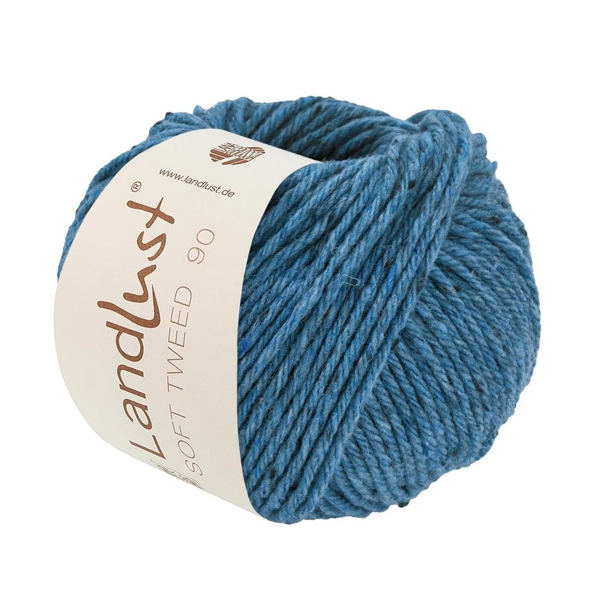 Lana Grossa - Landlust Soft Tweed 90 0029 türkisblau meliert