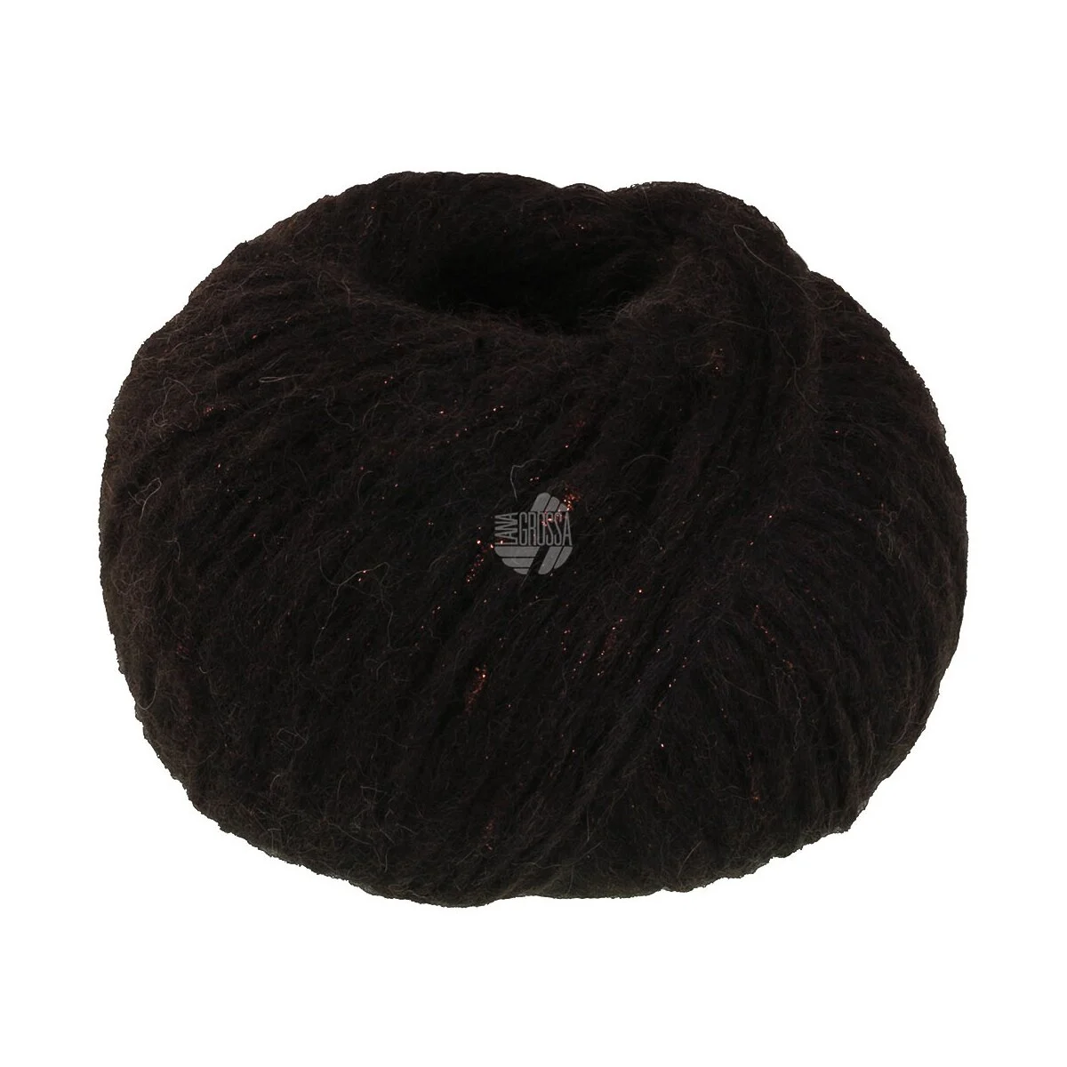 Lana Grossa - Lucciola 0012 schwarzbraun