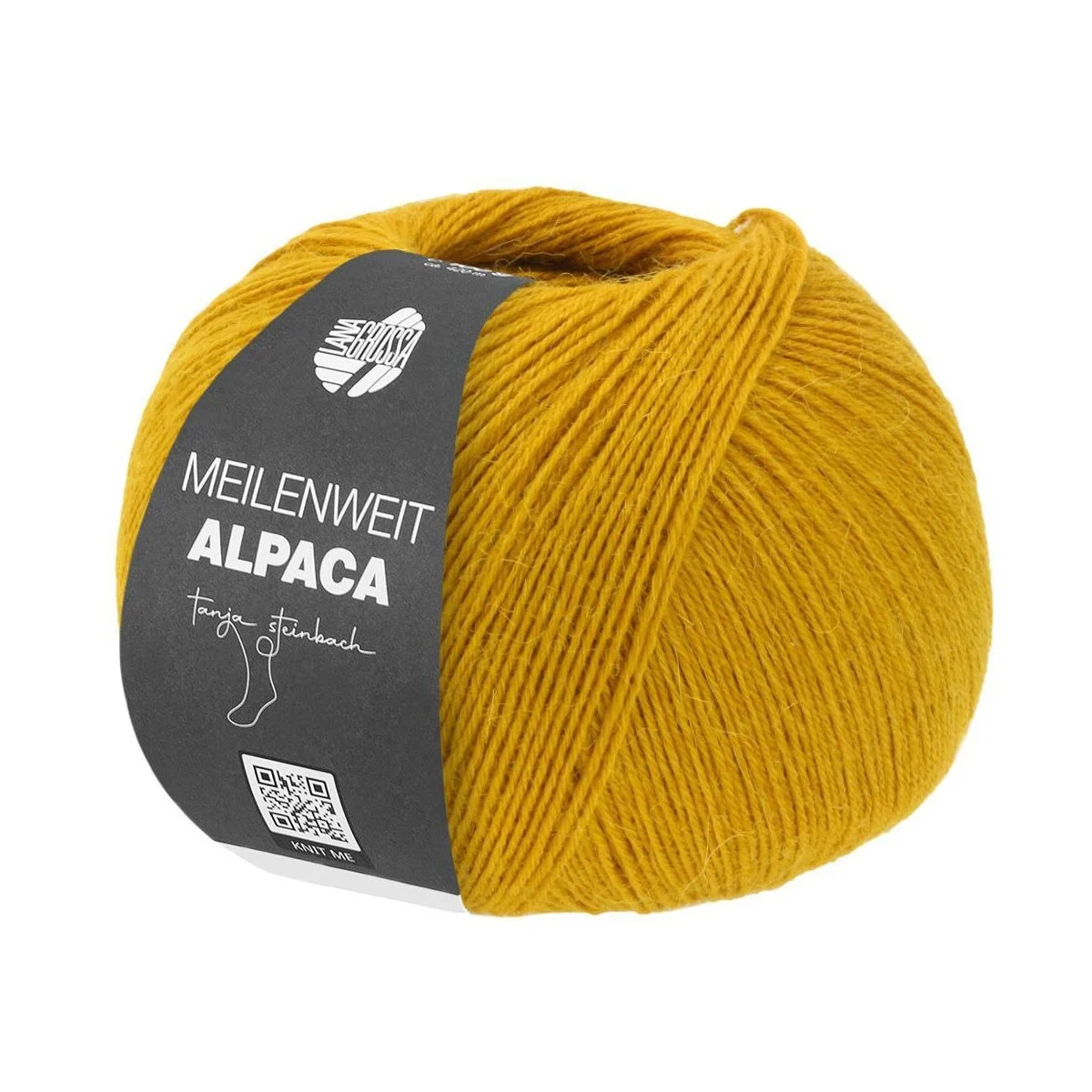 Lana Grossa - Meilenweit 100g Alpaca 2004 safrangelb