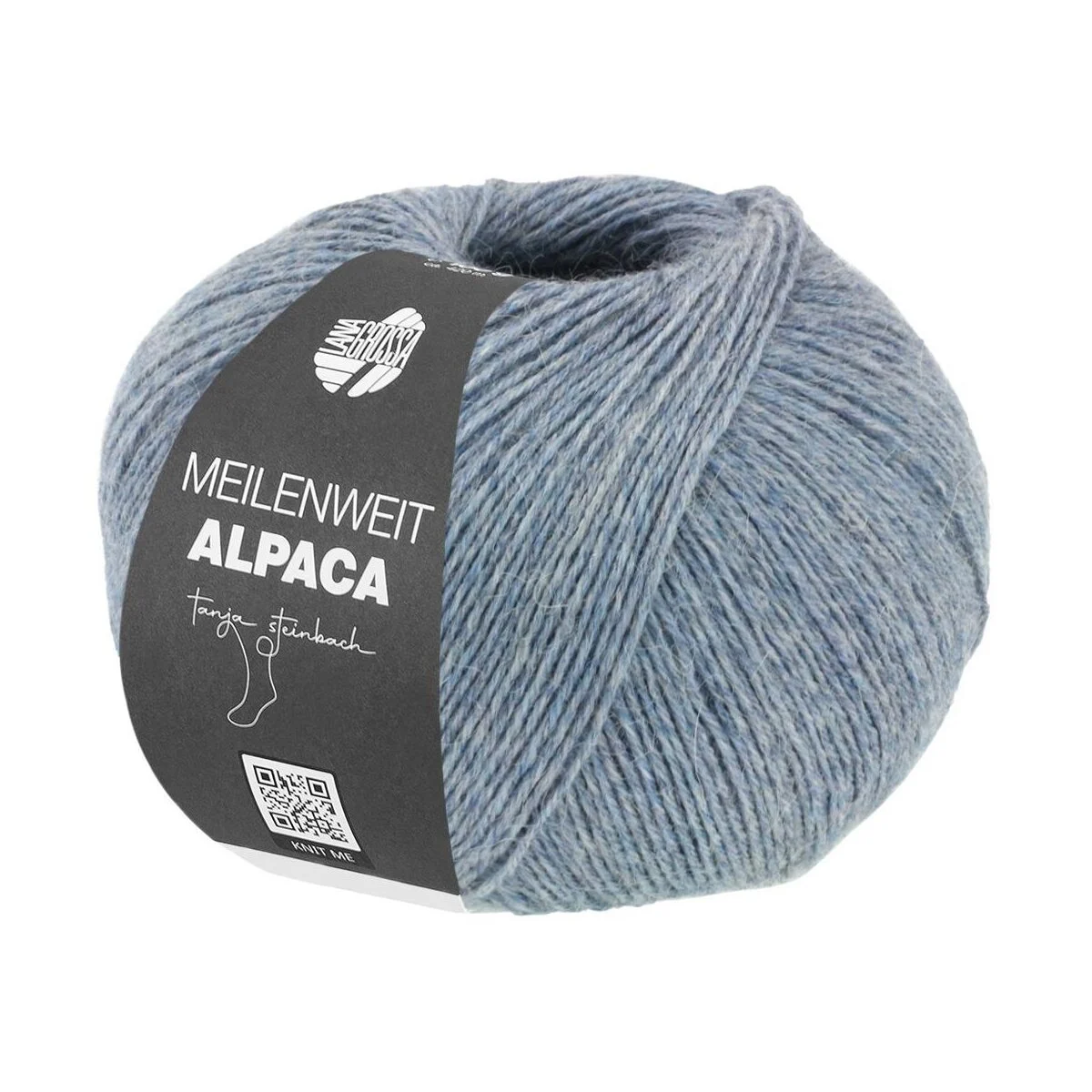 Lana Grossa - Meilenweit 100g Alpaca 2011 graublau