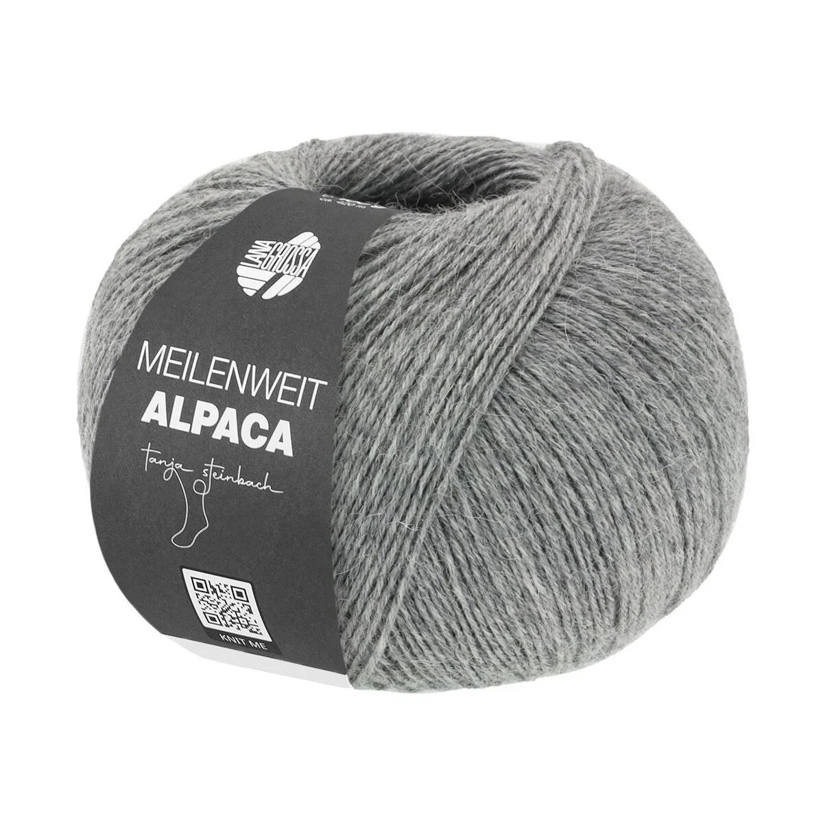 Lana Grossa - Meilenweit 100g Alpaca 2014 grau