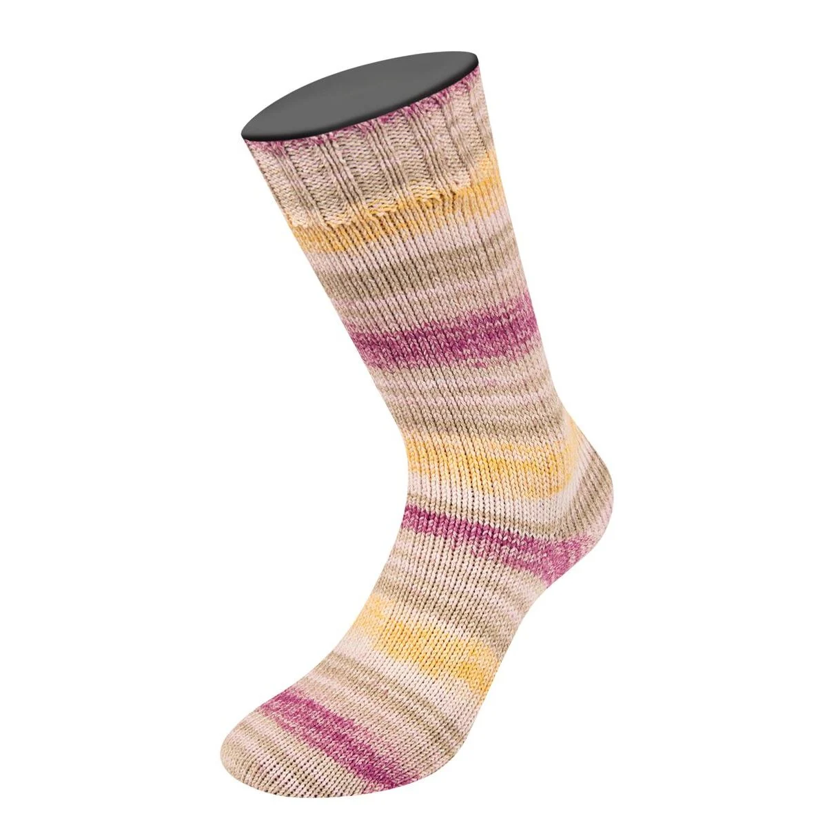Lana Grossa - Meilenweit 100g Cotone Vegano Arancia 6172 gelb hellbeige beige rosa dunkelfuchsia natur