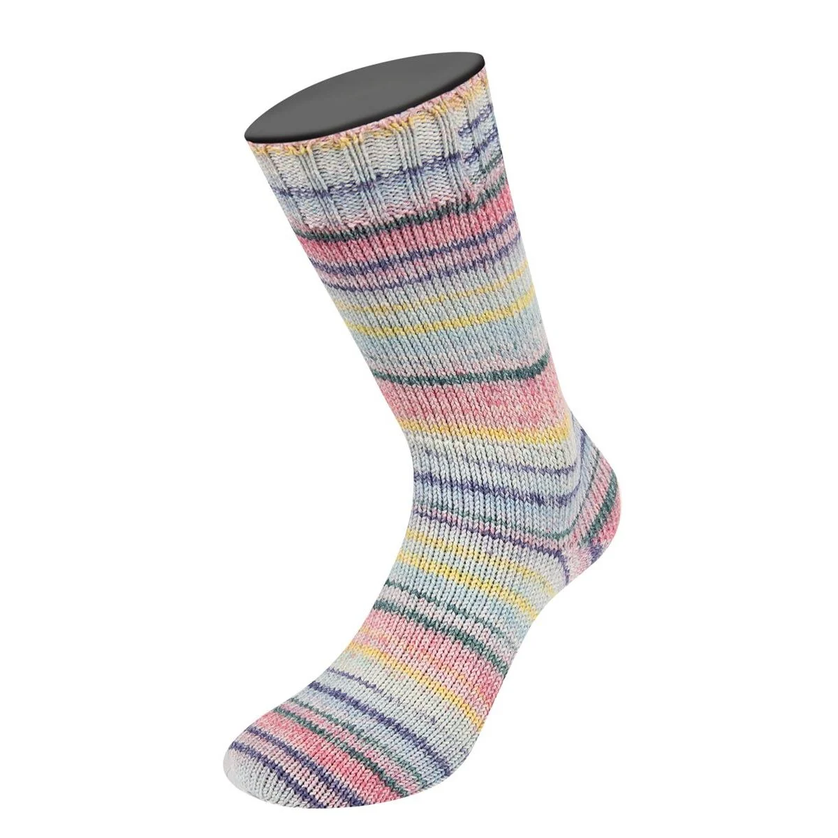Lana Grossa - Meilenweit 100g Cotone Vegano Mango 4454 silbergrau hellgelb violett rosa nelke moosgrün hellblau