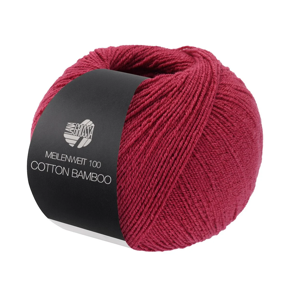 Lana Grossa - Meilenweit 100g Cotton Bamboo 0040 gerberarot