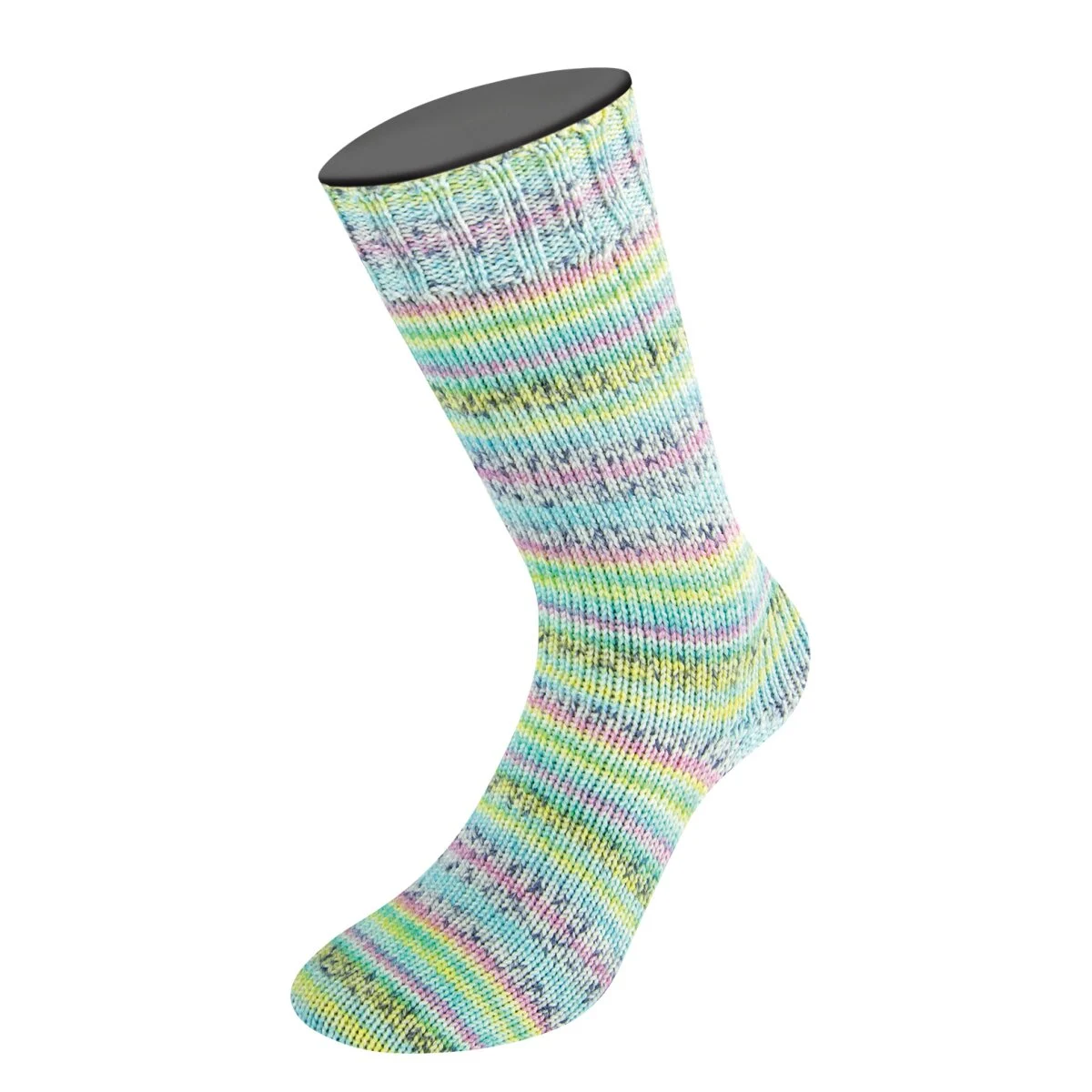 Lana Grossa - Meilenweit 100g Merino Extrafine Pepe 4145 zitrusgelb mint creme dunkelgrau hellpink frühlingsgrün