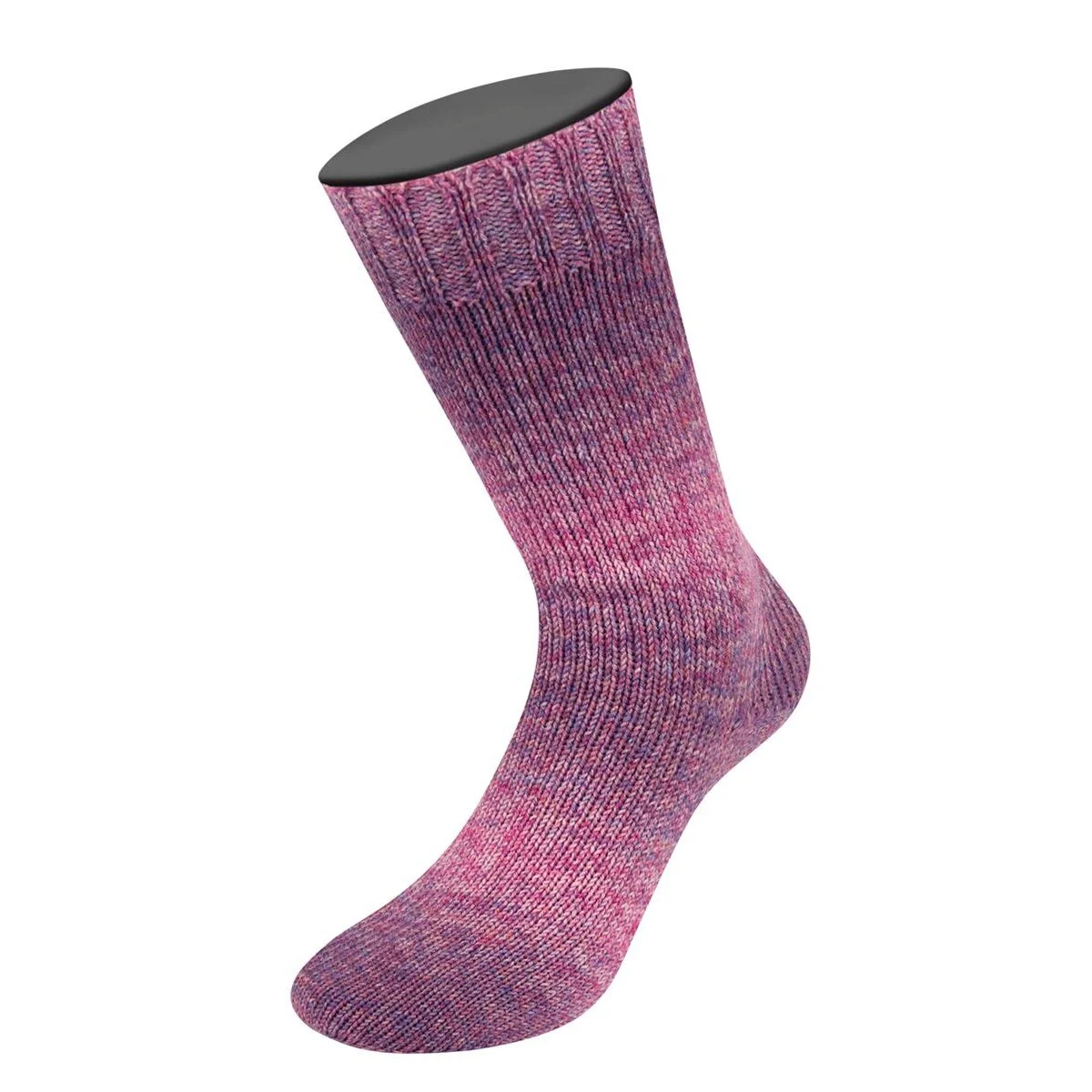 Lana Grossa - Meilenweit 100g Merino Extrafine Shades 7224 rosa pink ocker blauviolett dunkelrot