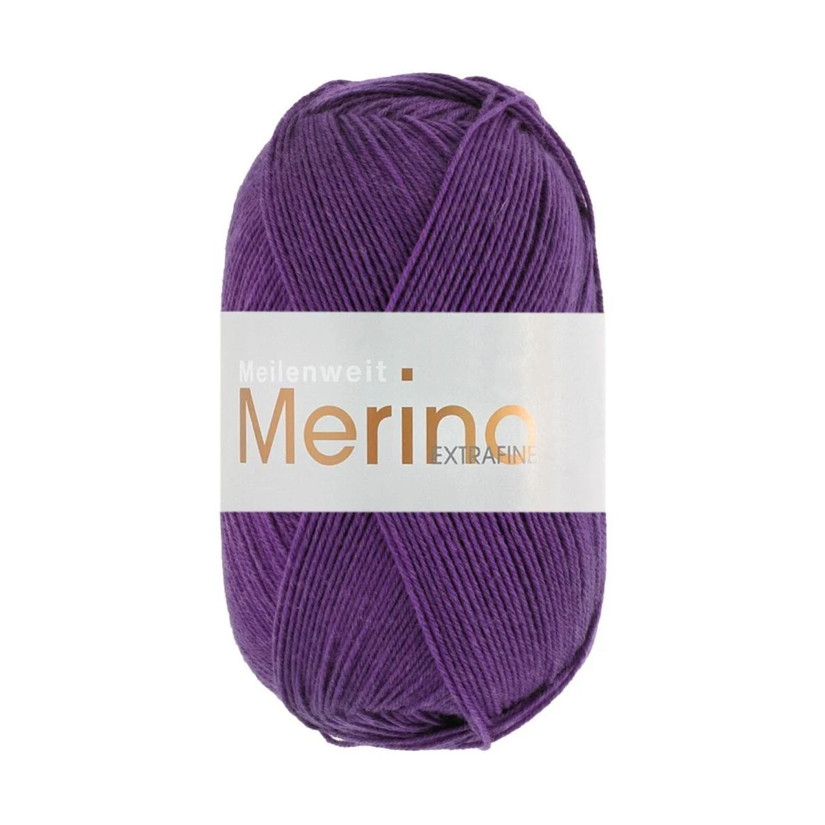 Lana Grossa - Meilenweit 100g Merino Extrafine uni 2455 dunkelviolett