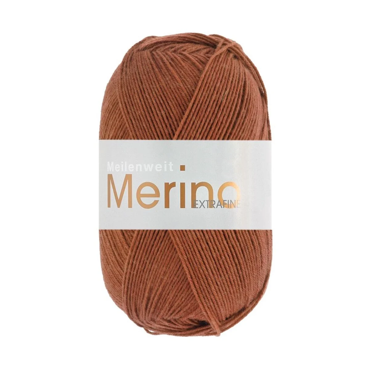 Lana Grossa - Meilenweit 100g Merino Extrafine uni 2456 nougat