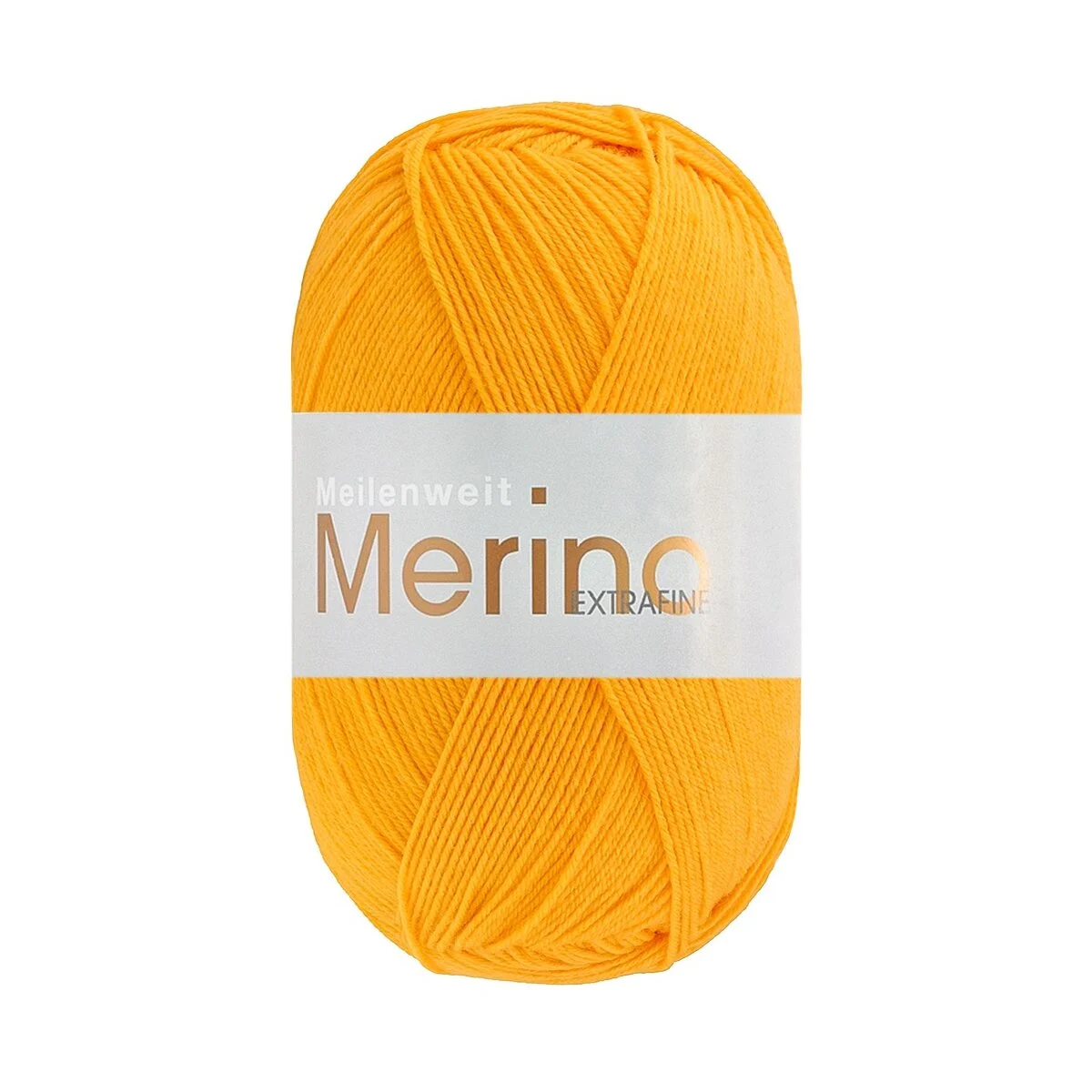 Lana Grossa - Meilenweit 100g Merino Extrafine uni 2468 hellorange