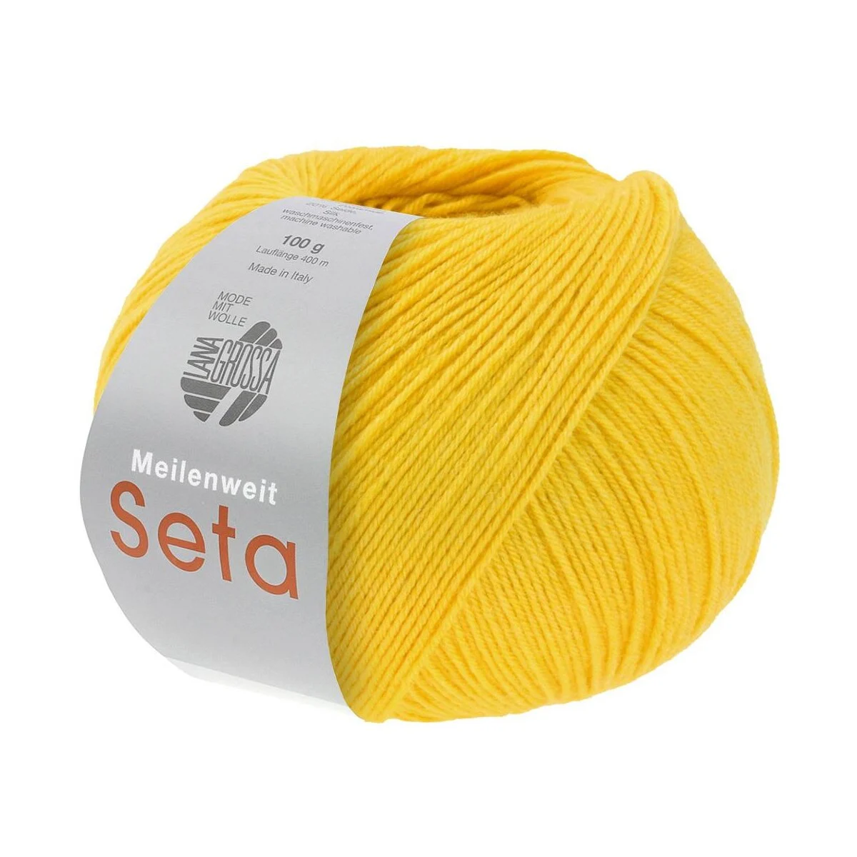 Lana Grossa - Meilenweit 100g Seta 0048 sonnengelb