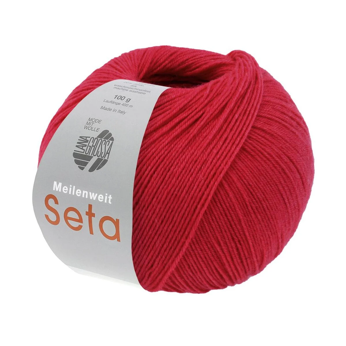 Lana Grossa - Meilenweit 100g Seta 0052 rot