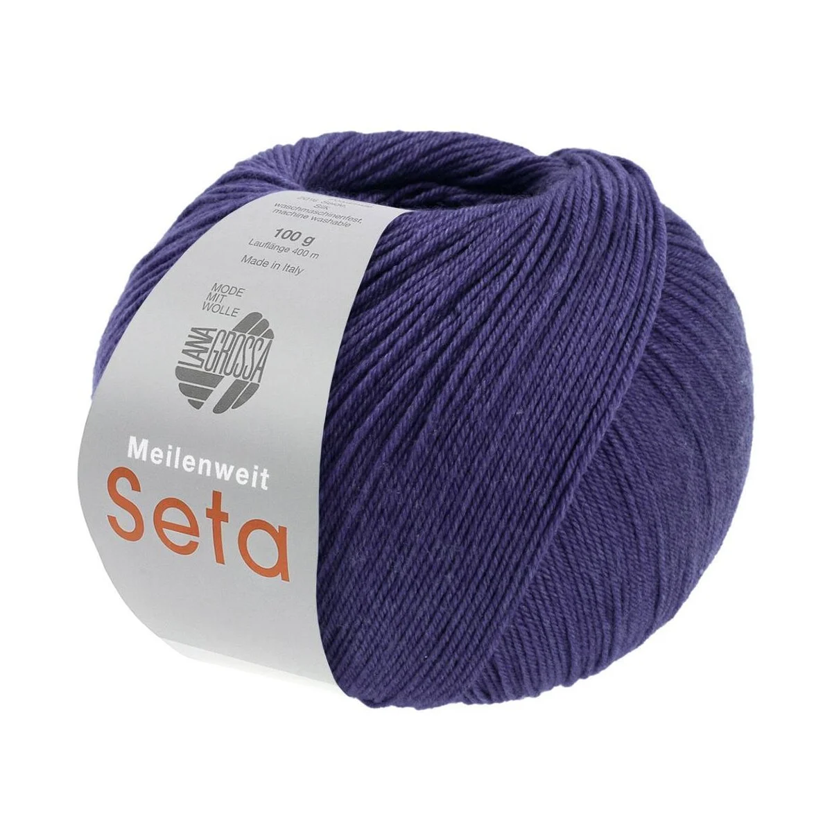 Lana Grossa - Meilenweit 100g Seta 0054 blauviolett