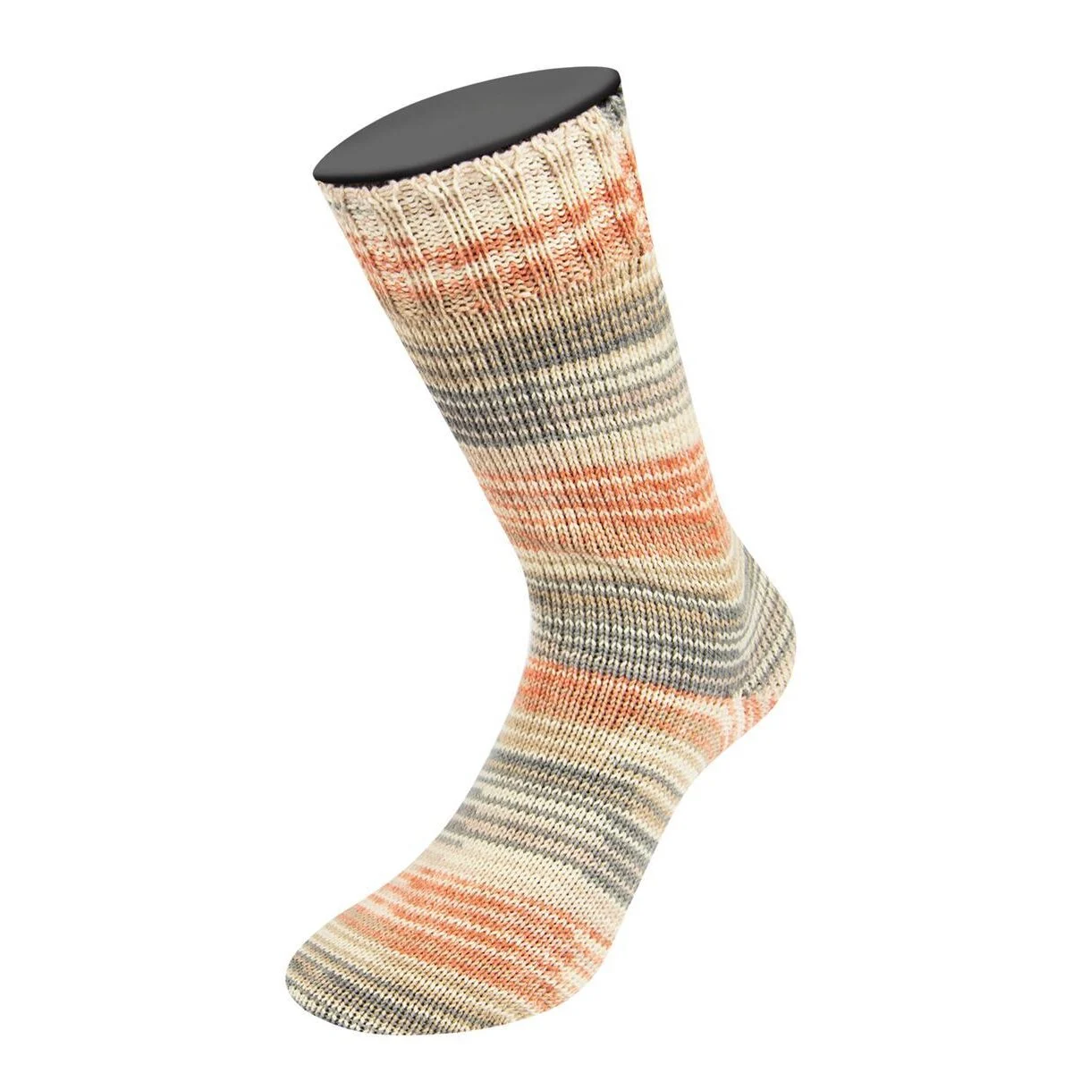 Lana Grossa - Meilenweit 100g Seta Asia 3177 rotbraun schokobraun ecru sandbeige dunkelgrau taupe