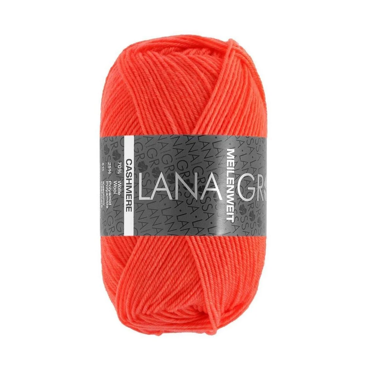 Lana Grossa - Meilenweit 4-fach 50g Cashmere 0067 leuchtendorange