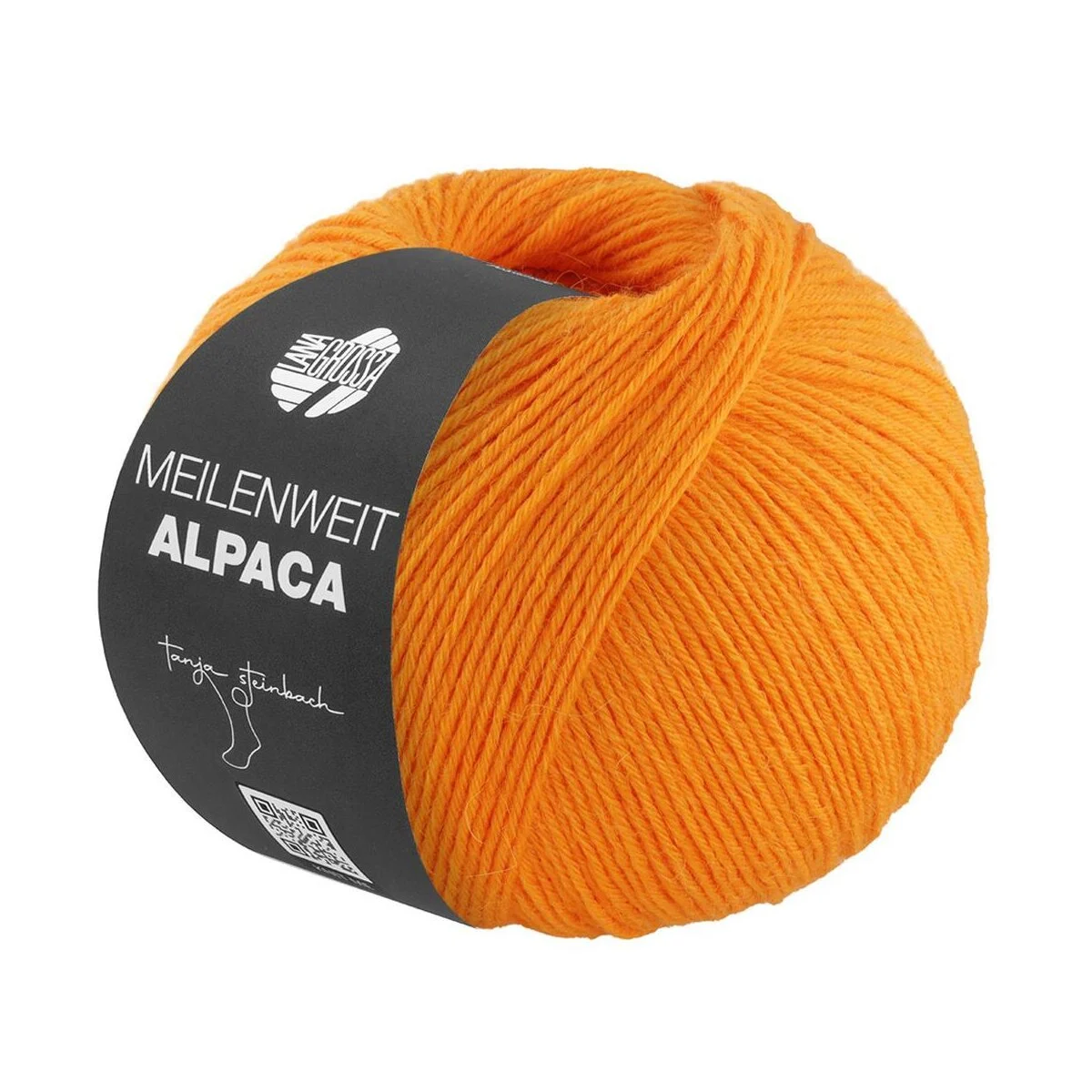 Lana Grossa - Meilenweit 6-fach 150g Alpaca uni 1001 orange