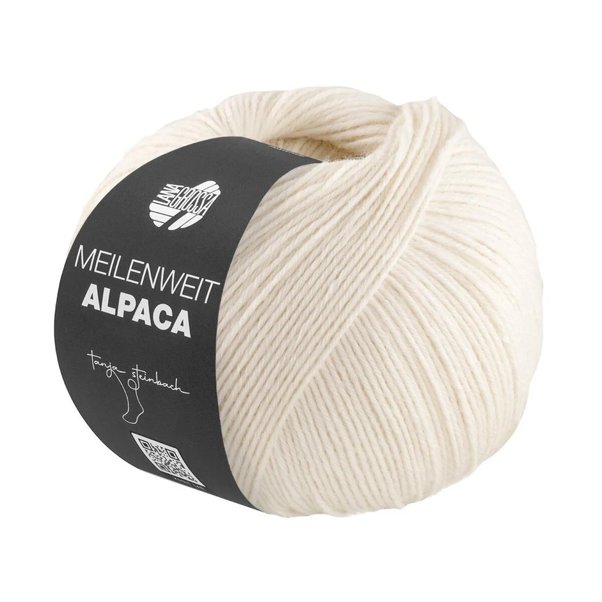 Lana Grossa - Meilenweit 6-fach 150g Alpaca uni 1009 creme
