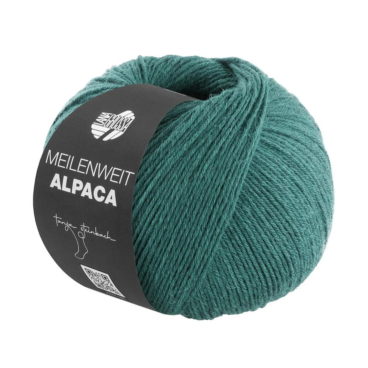 Lana Grossa - Meilenweit 6-fach 150g Alpaca uni 1026 petrol