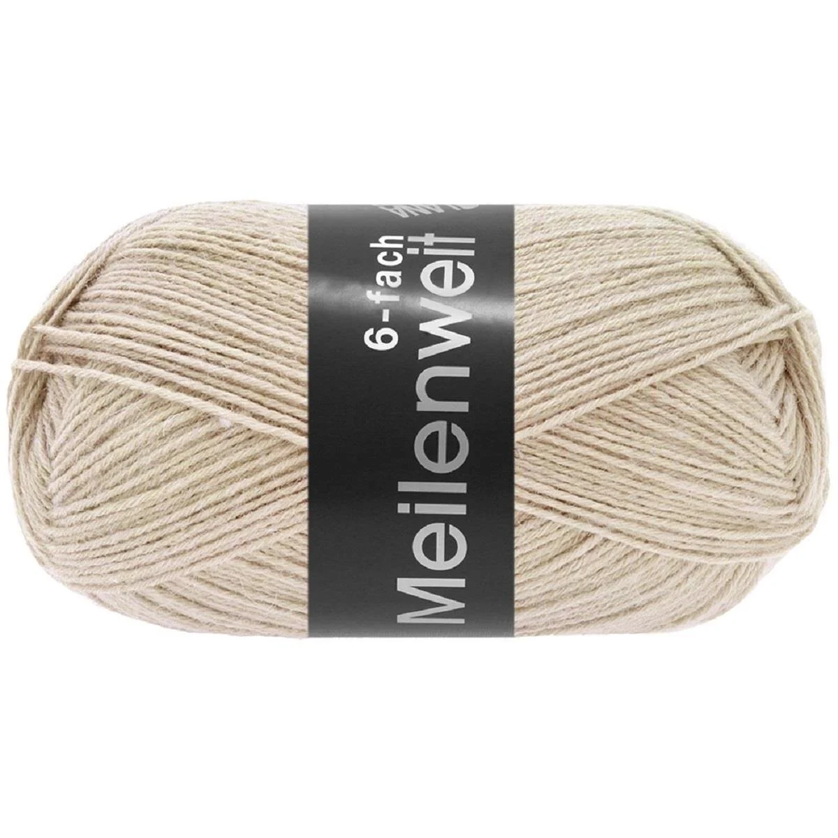 Lana Grossa - Meilenweit 6-fach 150g Unito 9678 hellbeige