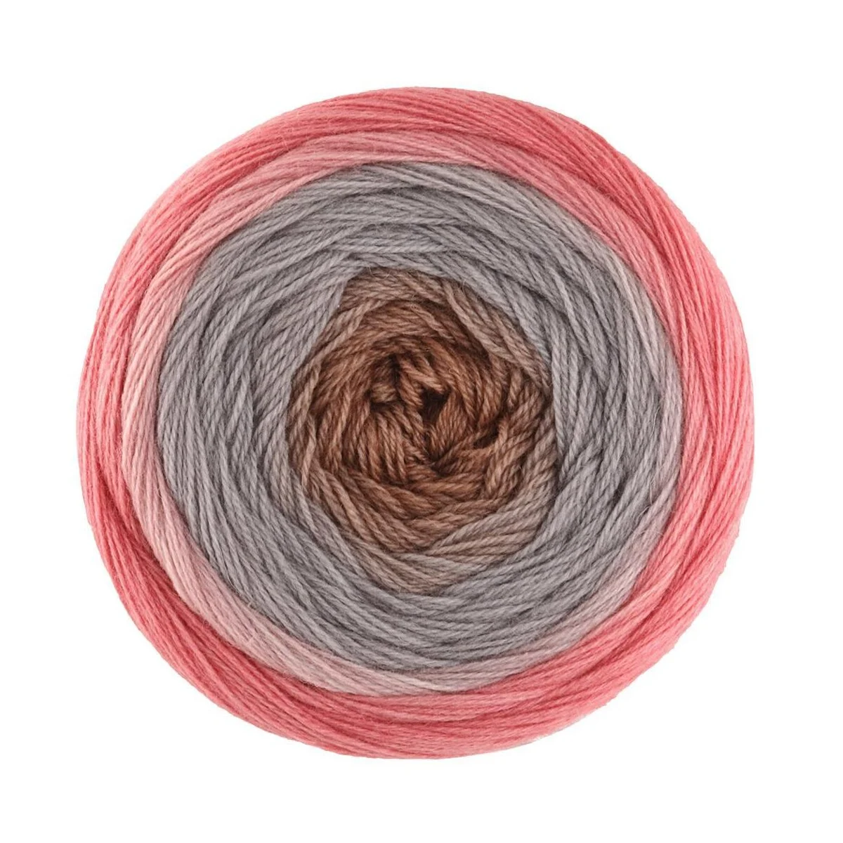 Lana Grossa - Merino Lace Aquarell 0005 erikarot taupe nougat