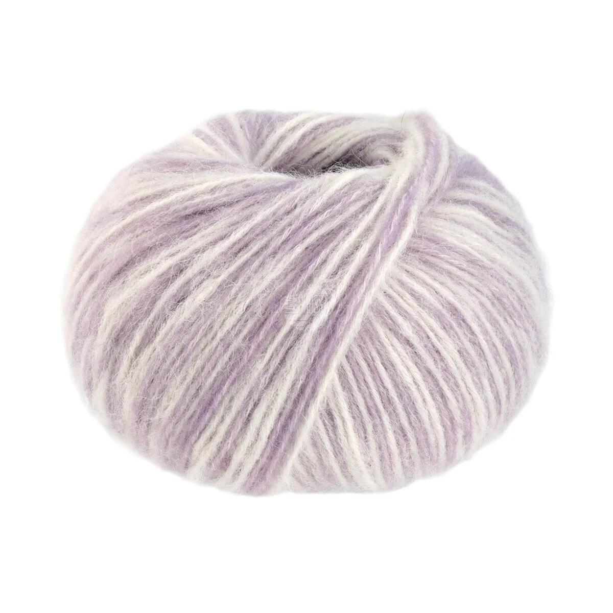 Lana Grossa - Natural Alpaca Pelo Color 0202 rohweiß flieder