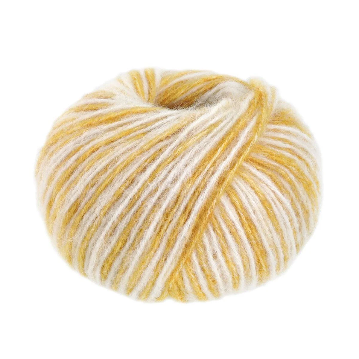 Lana Grossa - Natural Alpaca Pelo Color 0206 rohweiß curry