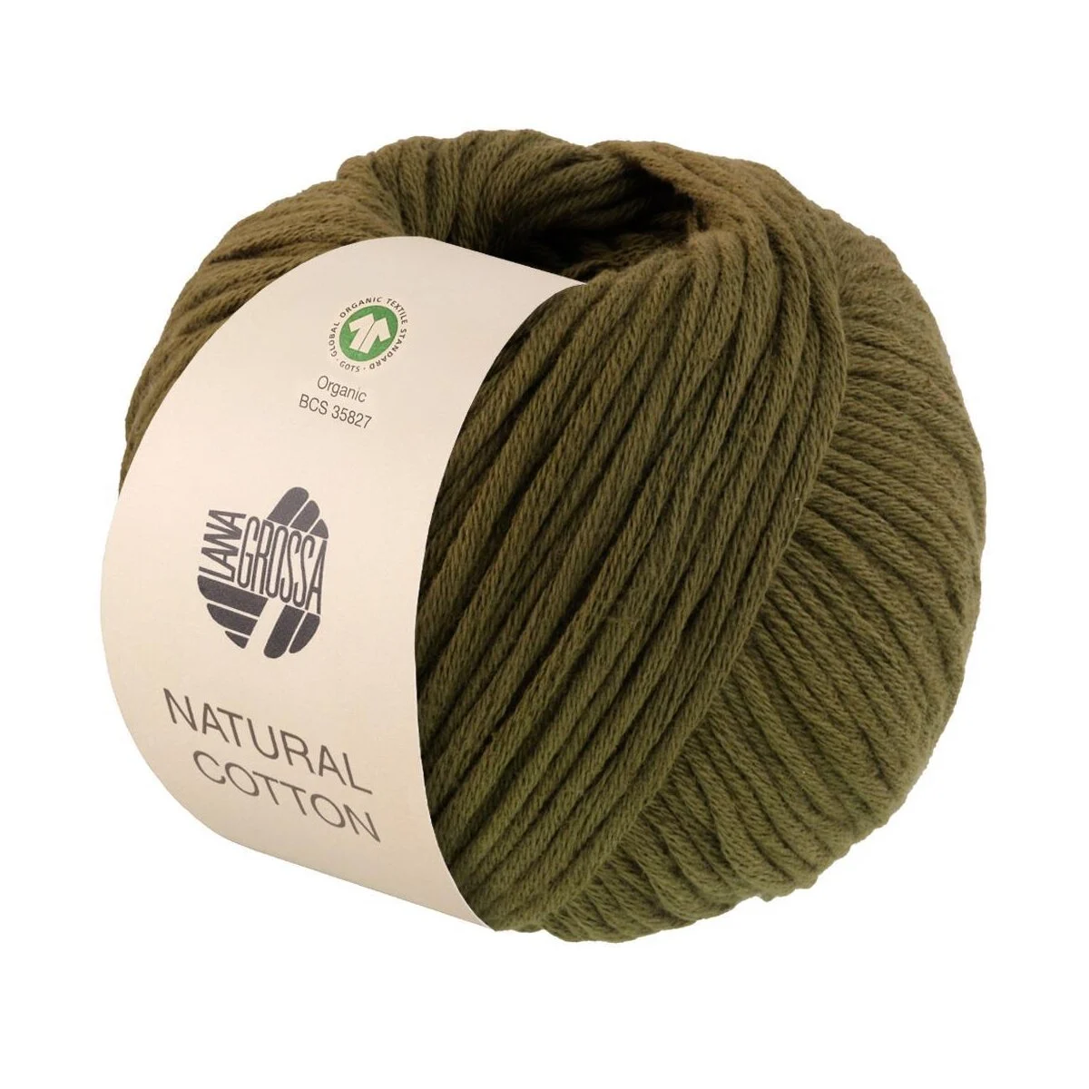 Lana Grossa - Natural Cotton GOTS 0002 moosgrün