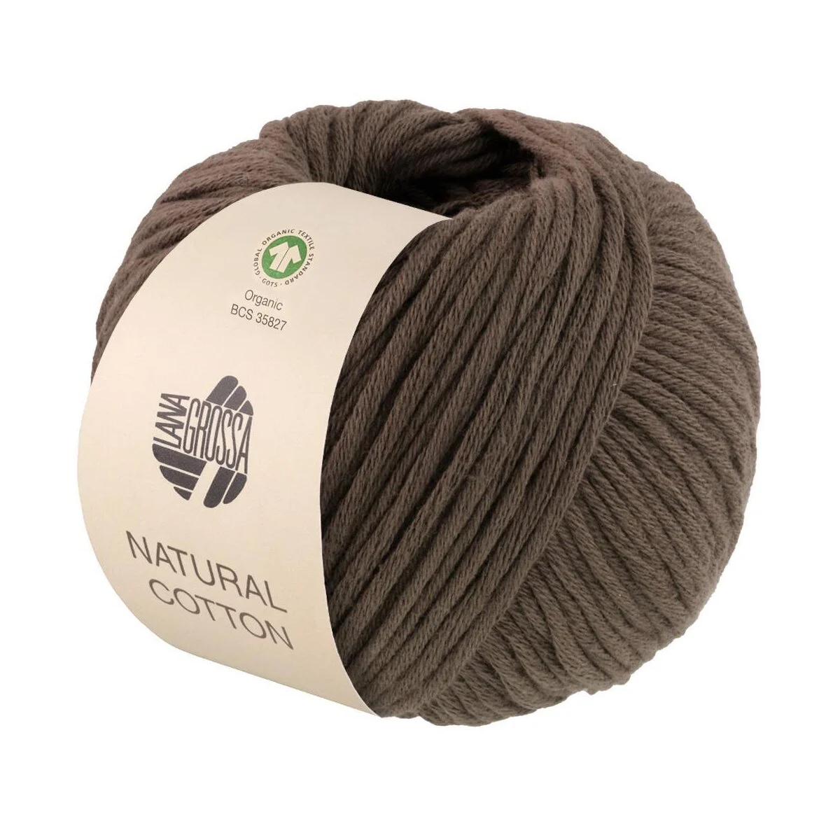 Lana Grossa - Natural Cotton GOTS 0020 graubraun