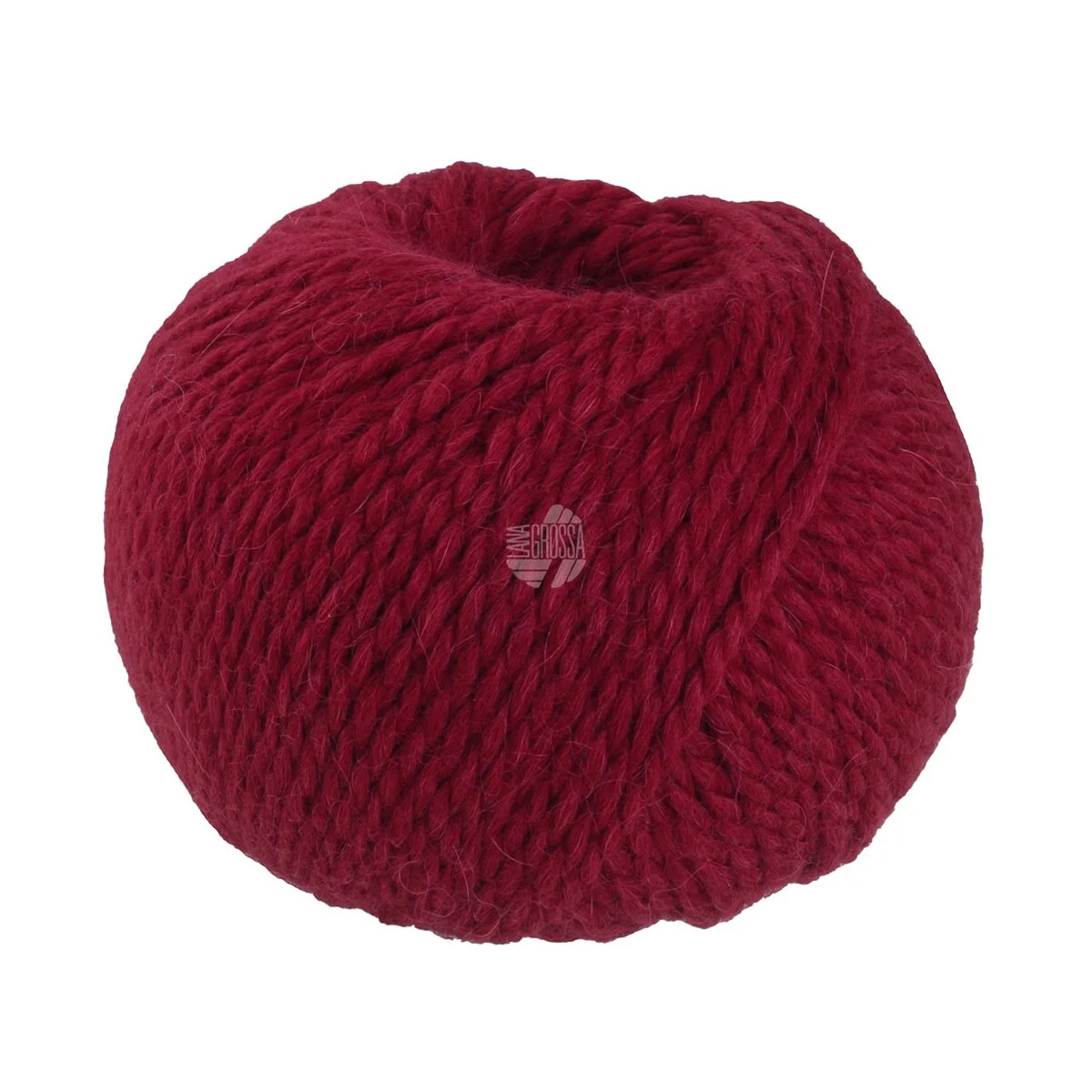 Lana Grossa - Natural Lama Chunky 0017 weinrot