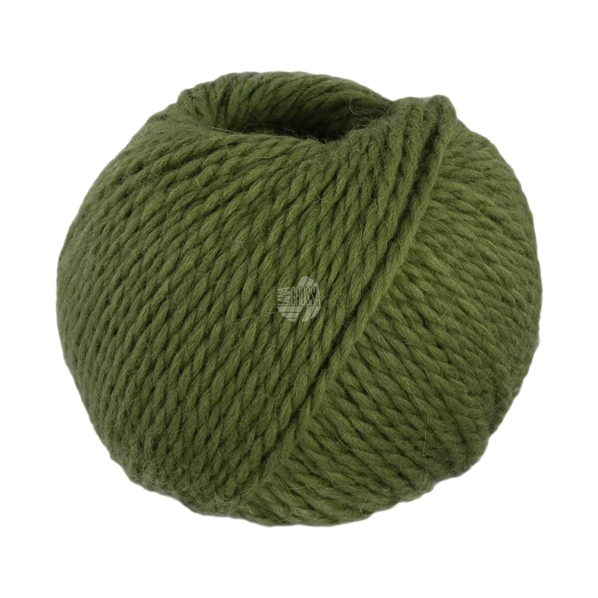 Lana Grossa - Natural Lama Chunky 0019 olivgrün