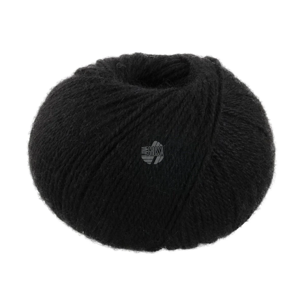 Lana Grossa - Natural Lama Fine 0108 schwarz