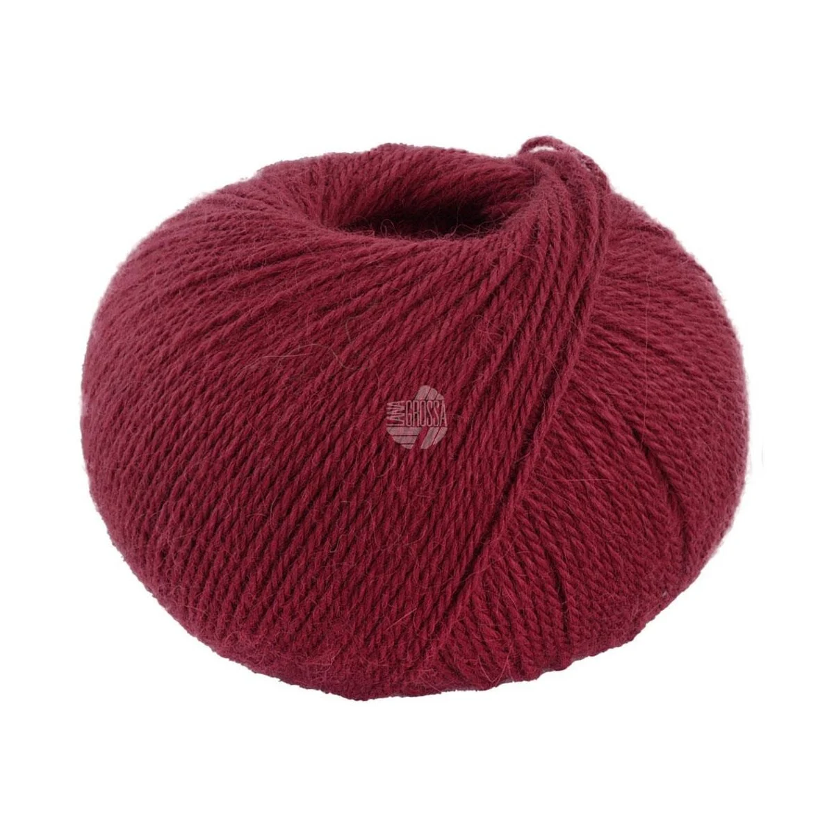 Lana Grossa - Natural Lama Fine 0117 weinrot