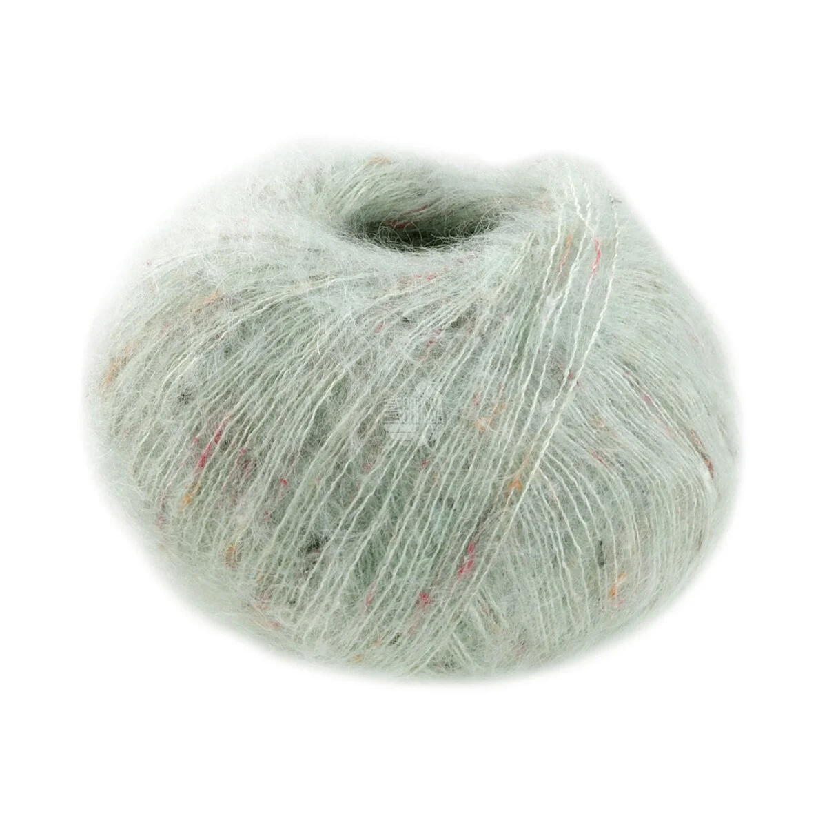 Lana Grossa - Natural Superkid Tweed 0617 graugrün