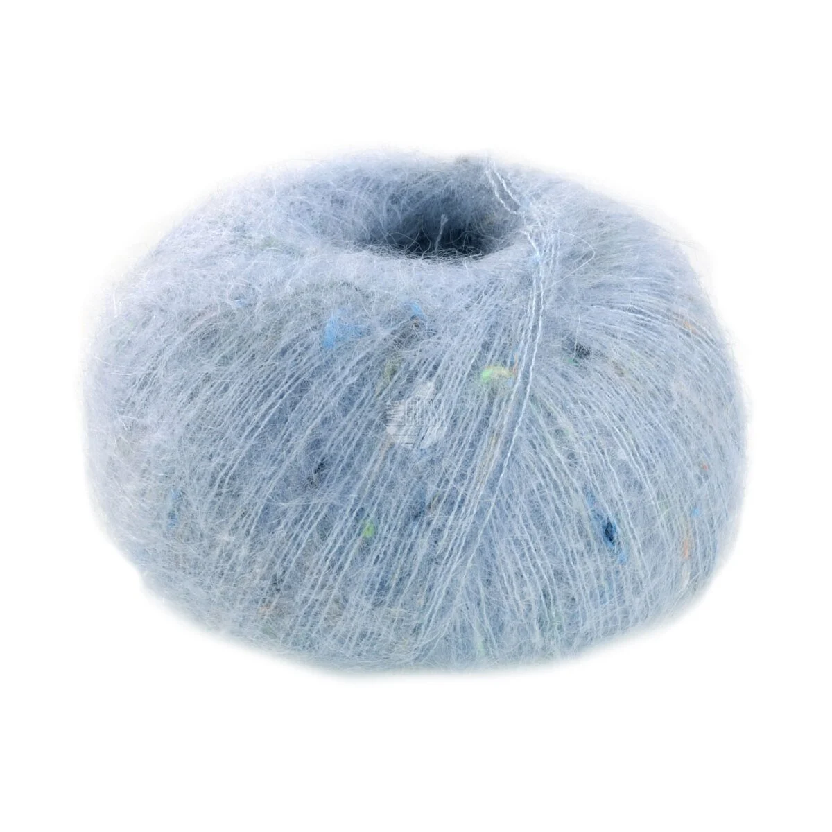 Lana Grossa - Natural Superkid Tweed 0618 hellblau