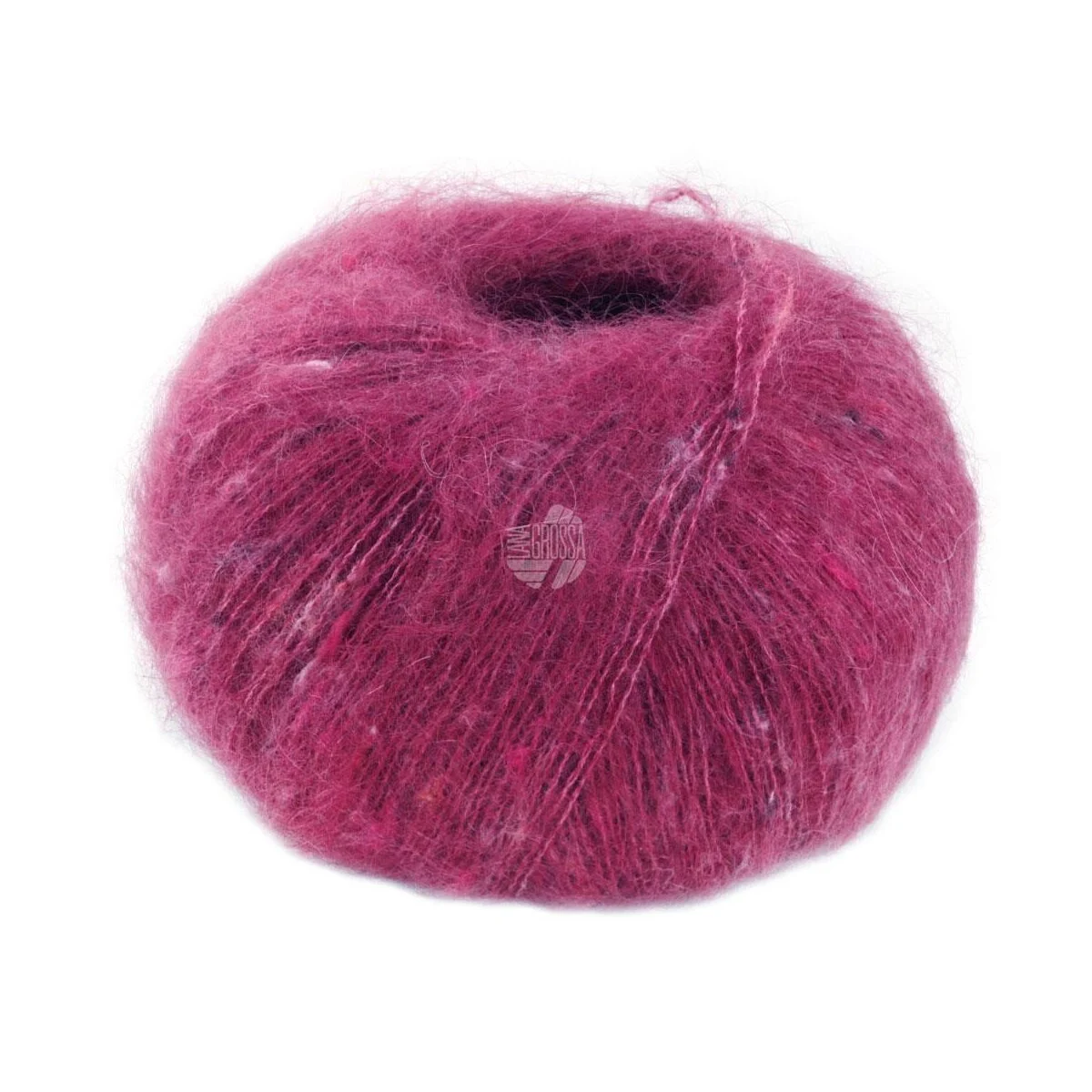 Lana Grossa - Natural Superkid Tweed 0628 fuchsia