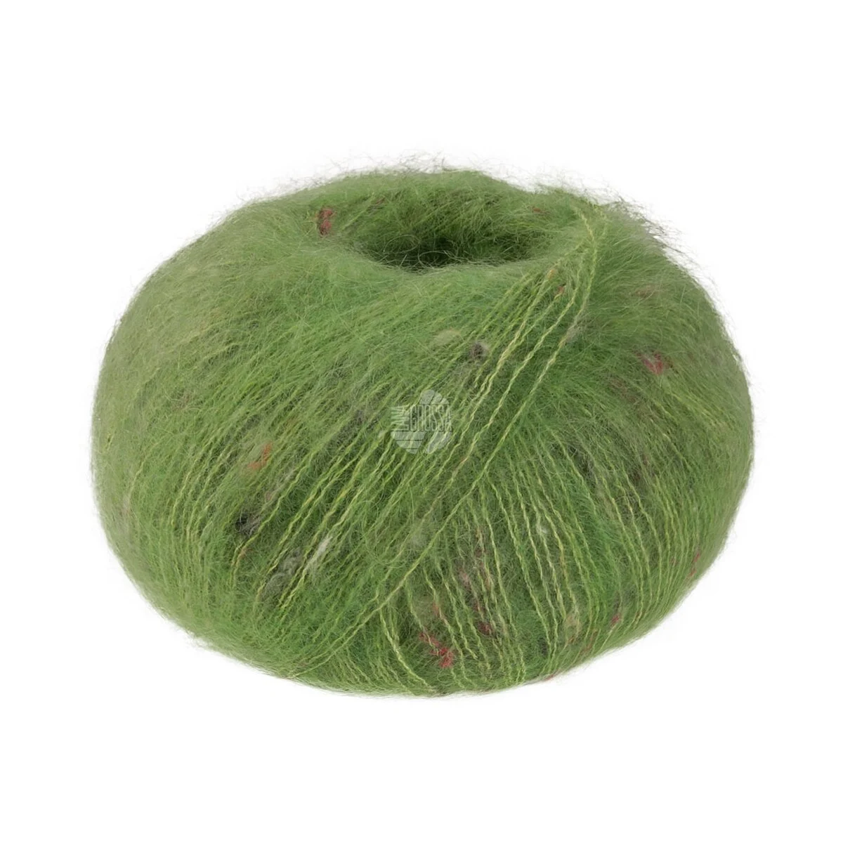 Lana Grossa - Natural Superkid Tweed 0633 apfelgrün