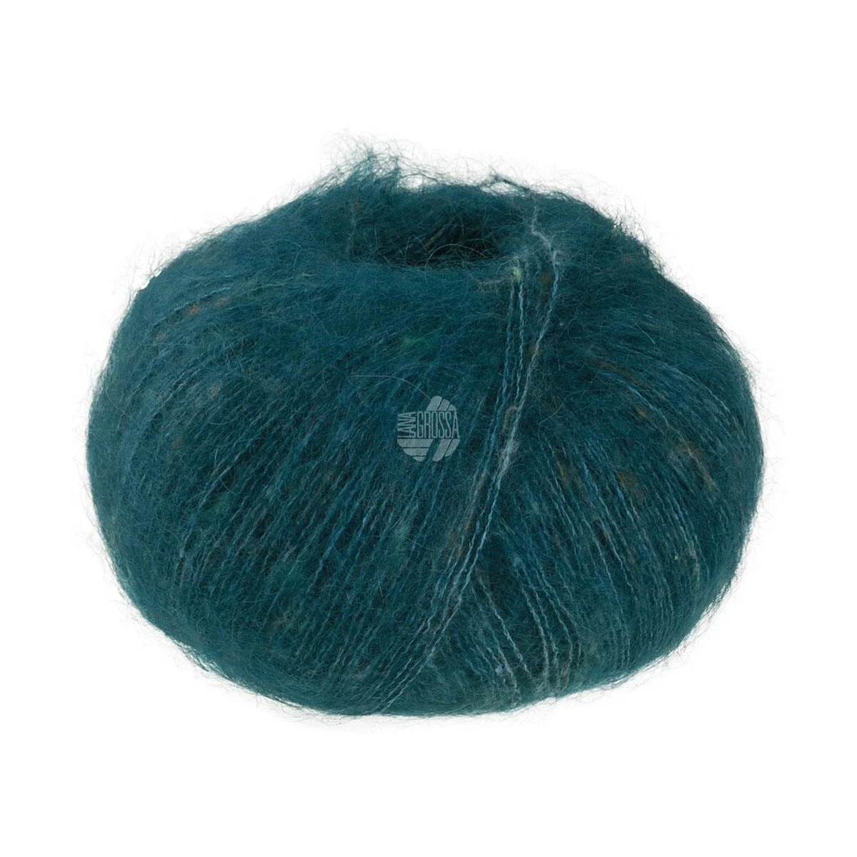 Lana Grossa - Natural Superkid Tweed 0634 tiefseegrün