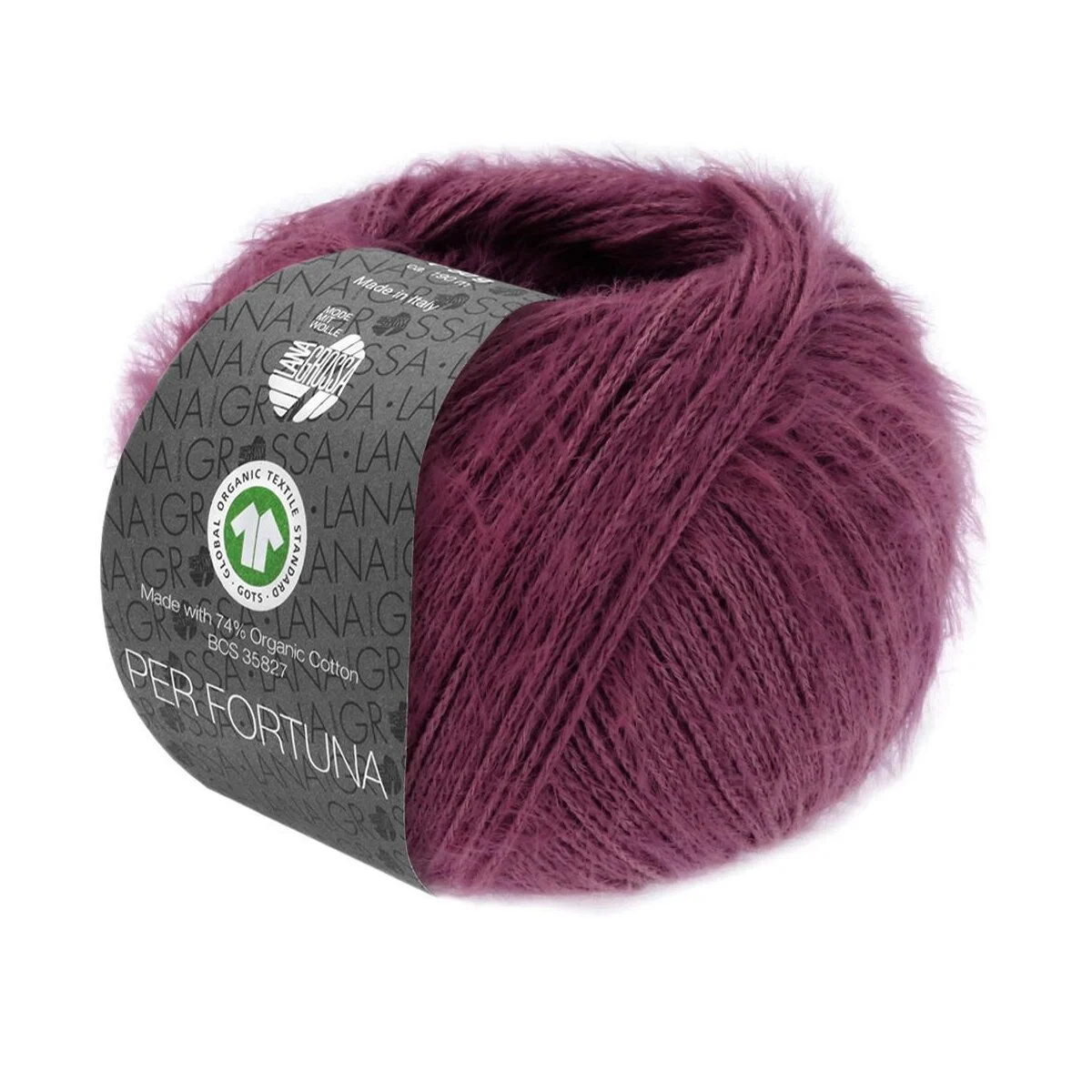 Lana Grossa - Per Fortuna GOTS 0059 burgund